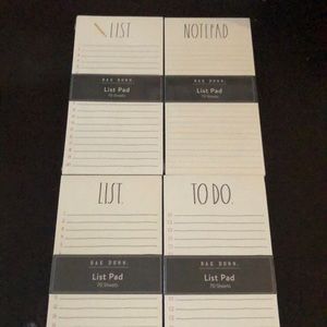 Rae Dunn Notepad Bundle- Set of 4